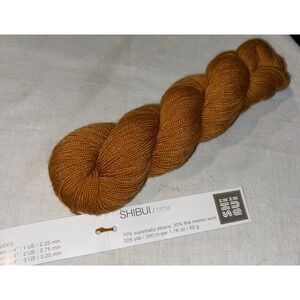 ShibuiKnits Cima Yarn 70% Alpaca 30% Merino 0038 Brownstone 1 Hank NWT 50g191yds